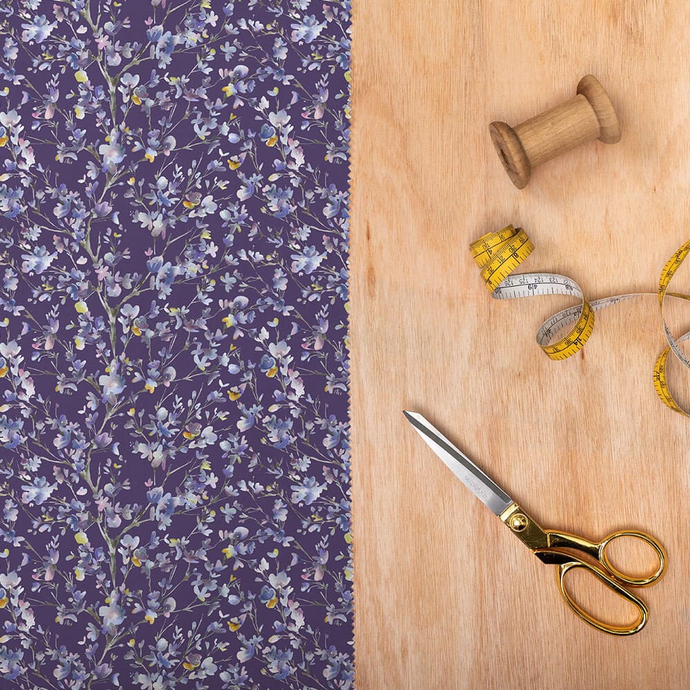 Belsay Heather Iris Lomond Pima Lawn Cotton - Dress Fabric