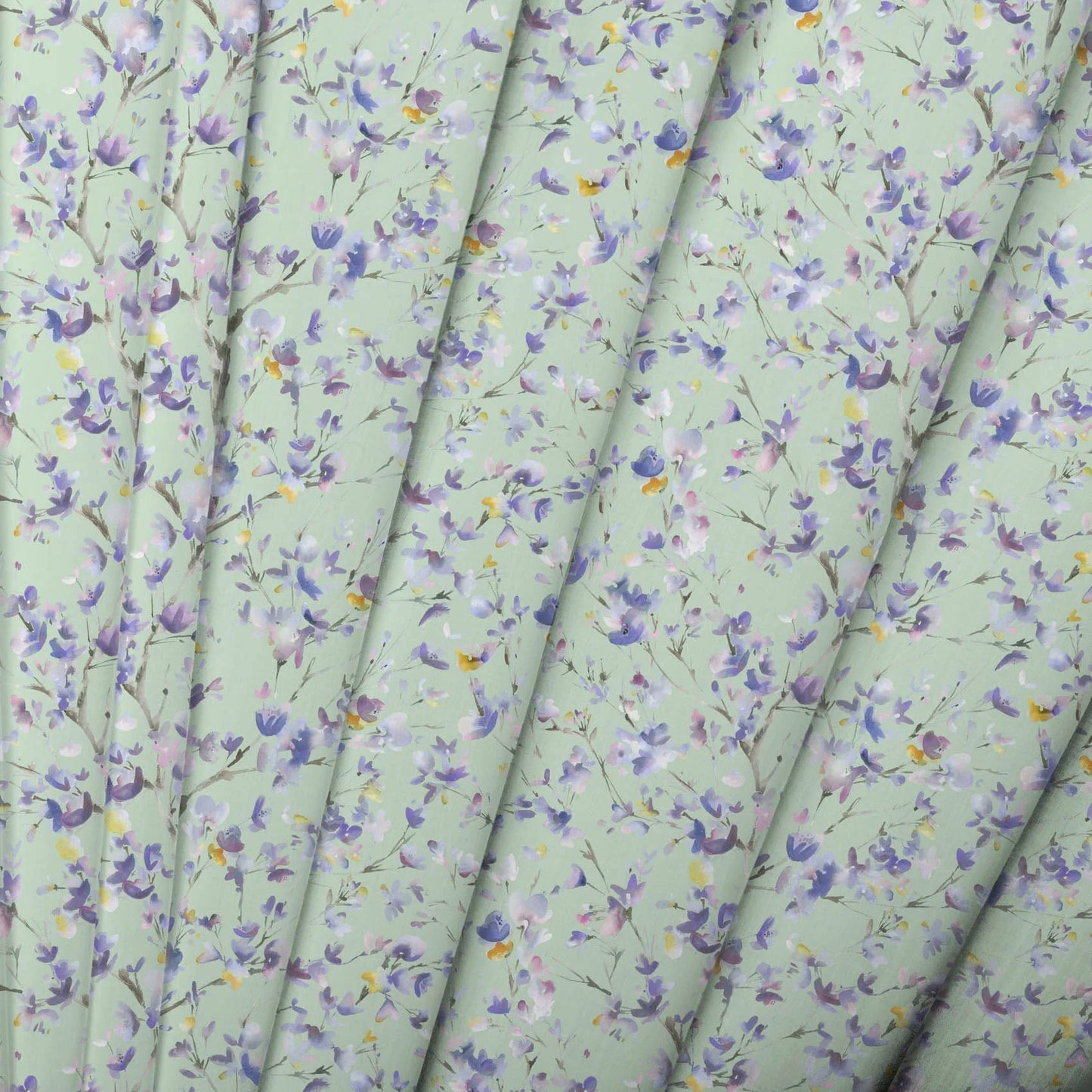 Belsay Heather Mint Lomond Pima Lawn Cotton - Dress Fabric