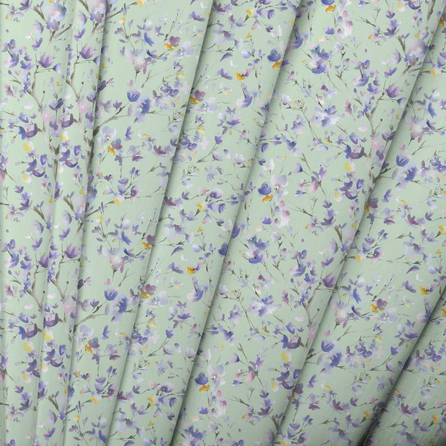 Belsay Heather Mint Lomond Pima Lawn Cotton - Dress Fabric