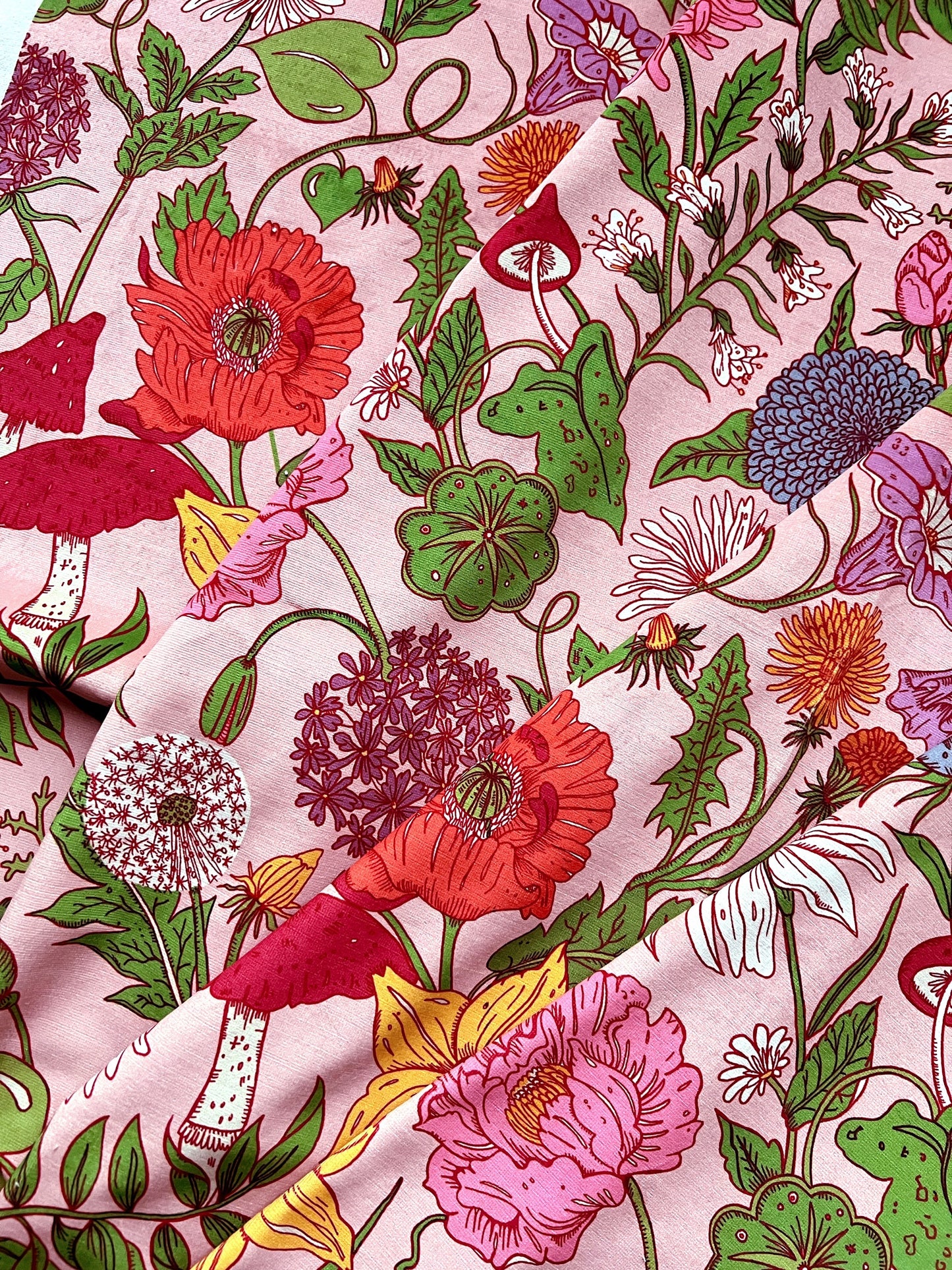 Bloom Fabric - Pink - Wear The Walls