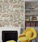 BMCF003-03A - Carnival Map Wallpaper - Eau De Nil - Brand McKenzie