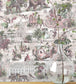 BMCF003-05C - Fiesta Wallpaper - Rose & Forest - Brand McKenzie
