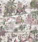 BMCF003-05C - Fiesta Wallpaper - Rose & Forest - Brand McKenzie