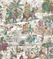 BMCF003-05D - Fiesta Wallpaper - Ruby & Green - Brand McKenzie