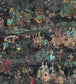 BMCF003-05E - Fiesta Wallpaper - Ruby Green Charcoal - Brand McKenzie