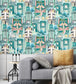 BMHD002-02B - Downtown Deco Wallpaper - Miami Mint - Brand McKenzie
