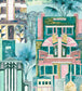 BMHD002-02B - Downtown Deco Wallpaper - Miami Mint - Brand McKenzie