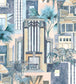 BMHD002-02C - Downtown Deco Wallpaper - Pastel Blue - Brand McKenzie