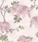 BMHD002-03B - Feather Palm Wallpaper - Rose - Brand McKenzie