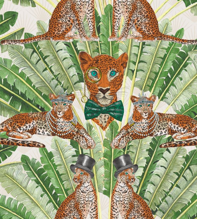 BMHD002-05B - Leopard Wallpaper - Light - Brand McKenzie