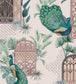 BMHD002-06B - Peocock Manor Wallpaper - Rose - Brand McKenzie