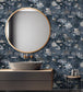 BMHD002-07D - Sea Life Wallpaper - Navy - Brand McKenzie