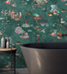 BMHD002-07E - Sea Life Wallpaper - Teal - Brand McKenzie