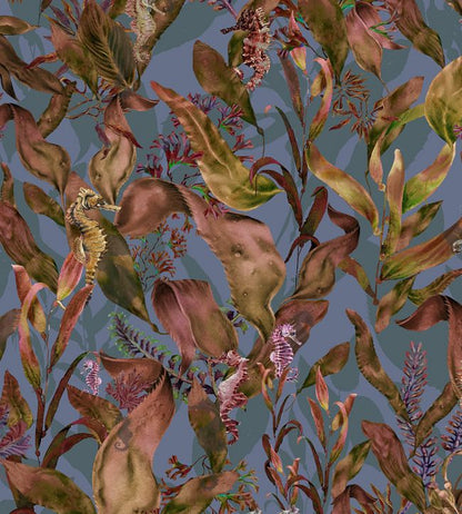 BMHD002-08A - Seahorse Mangrove Wallpaper - Autumnal - Brand McKenzie