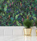 BMHD002-08B - Seahorse Mangrove Wallpaper - Noir - Brand McKenzie