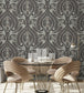 BMHD002-11C - The Great Damask Wallpaper - Raisin - Brand McKenzie