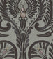 BMHD002-11C - The Great Damask Wallpaper - Raisin - Brand McKenzie