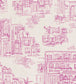 BMPP004-01C - Charming Lanes Wallpaper - Fuchsia - Brand McKenzie