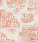 BMPP004-01D - Charming Lanes Wallpaper - Pumpkin - Brand McKenzie