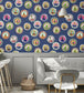 BMPP004-03E - Fine China Wallpaper - Royal Blue - Brand McKenzie