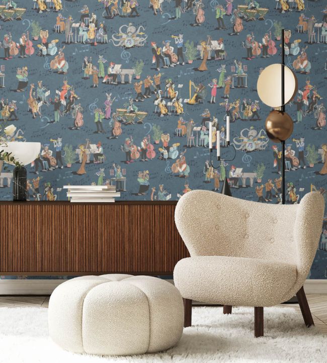 BMPP004-04C - Instrumental Wallpaper - Steel - Brand McKenzie