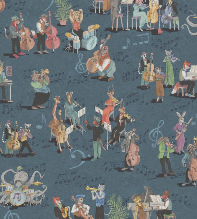 BMPP004-04C - Instrumental Wallpaper - Steel - Brand McKenzie