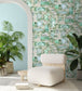 BMPP004-06B - Lido Wallpaper - Turquoise - Brand McKenzie