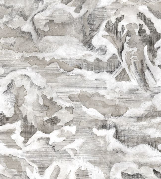 BMWL005-05A - Hidden Clouds Wallpaper - Lead - Brand McKenzie