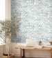 BMWL005-05C - Hidden Clouds Wallpaper - Pastel Green - Brand McKenzie