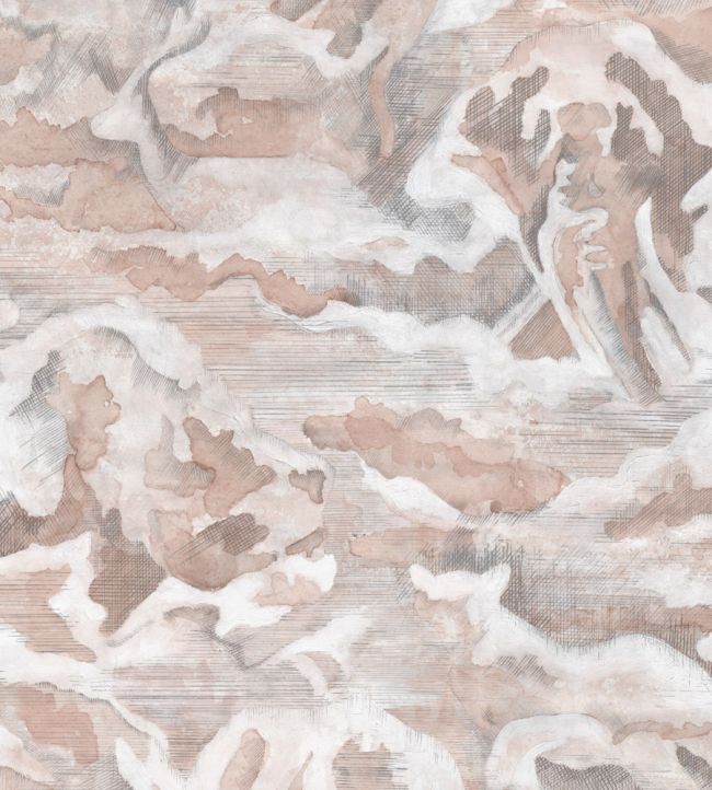 BMWL005-05D - Hidden Clouds Wallpaper - Powder - Brand McKenzie