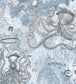 BMWL005-06D - Octopus Wallpaper - Pale Ocean - Brand McKenzie