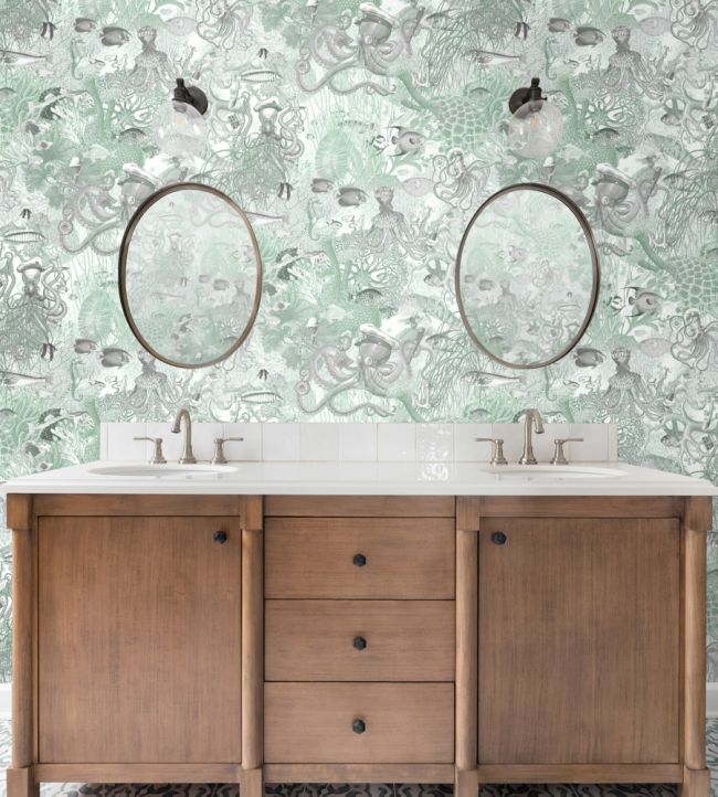 BMWL005-06E - Octopus Wallpaper - Sea Spray - Brand McKenzie