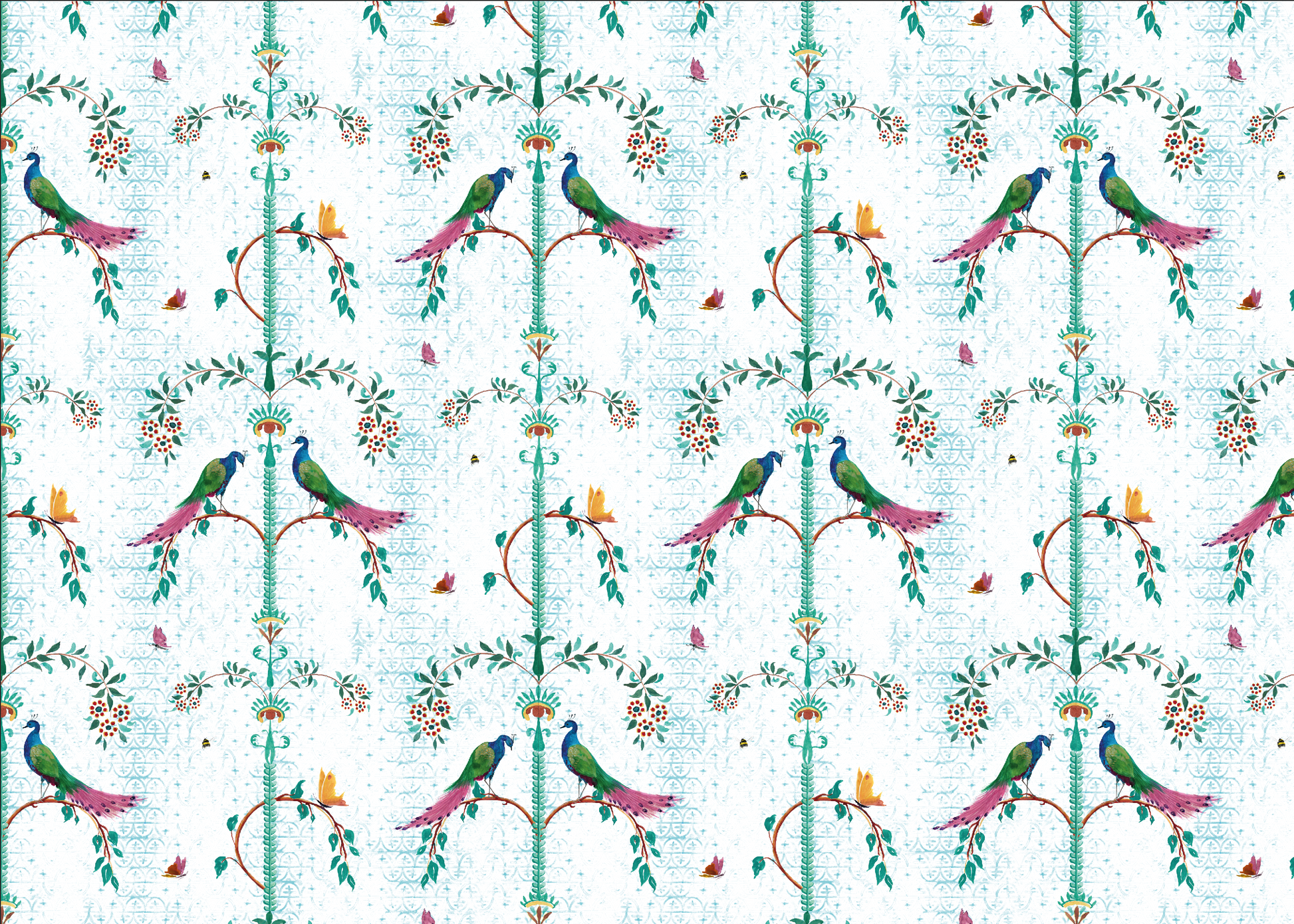 Boboli Fabric - Verdigris - Petronella Hall