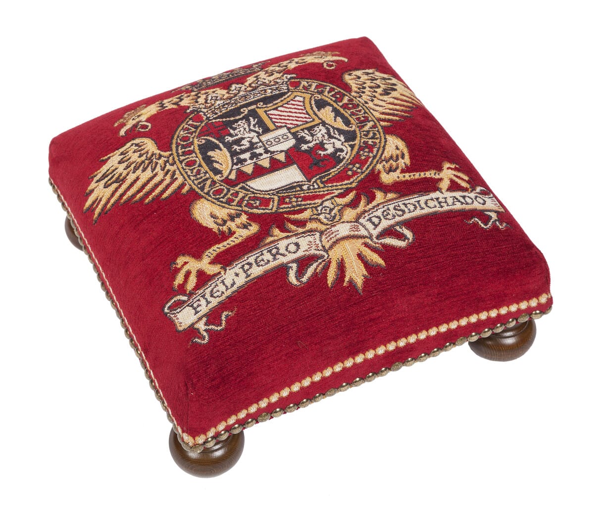 Blenheim Palace - Armorial Bearing Tapestry Footstool