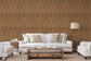 Chandigarh Garnet Wallpaper - Brunschwig & Fils