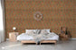 Chandigarh Garnet Wallpaper - Brunschwig & Fils