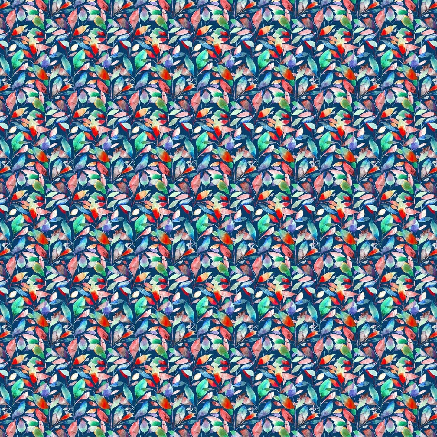 Brympton Flame Navy Lomond Pima Lawn Cotton - Dress Fabric
