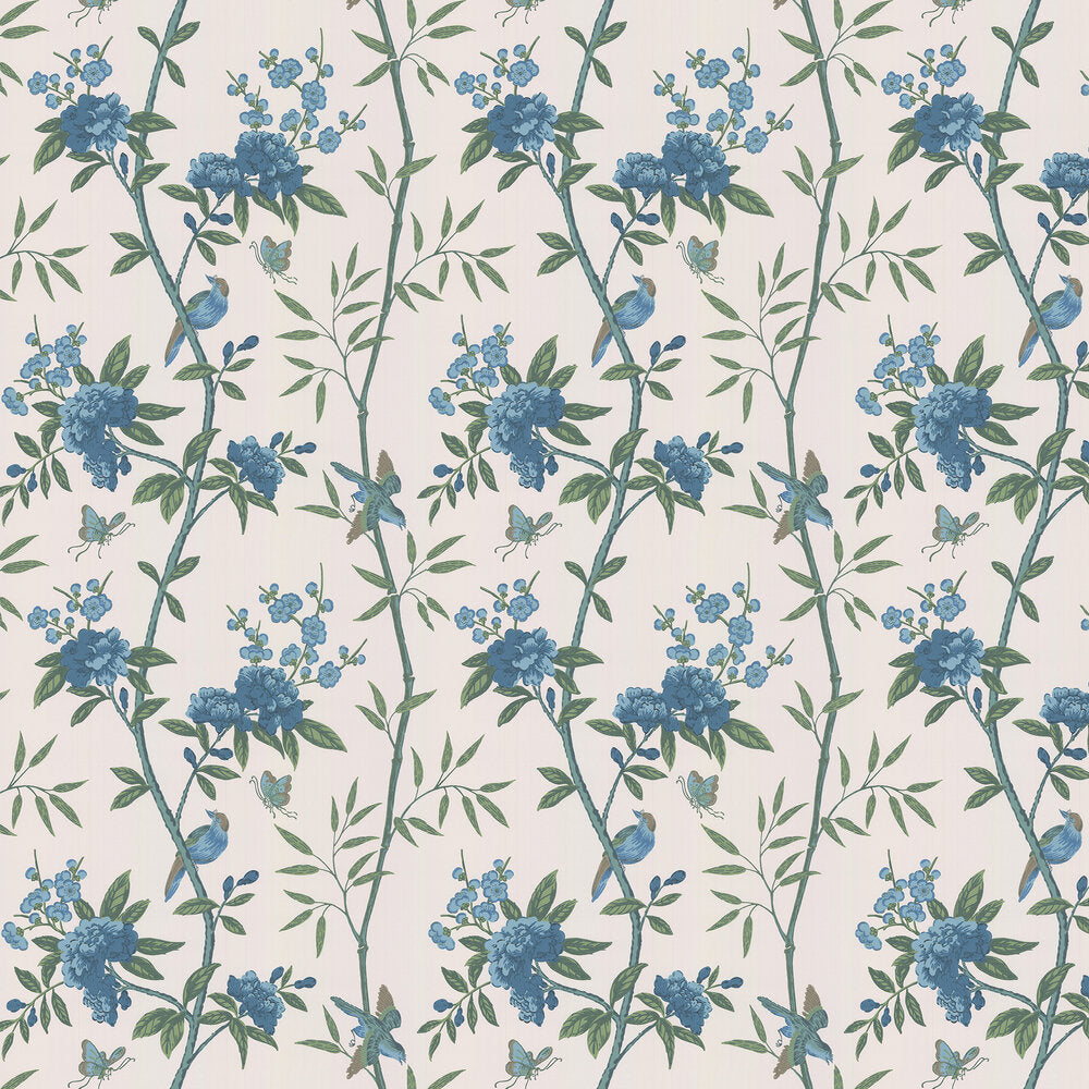 Peony & Blossom Wallpaper