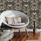 Leopard Luxe Wallpaper - Charcoal - The Graduate Collection