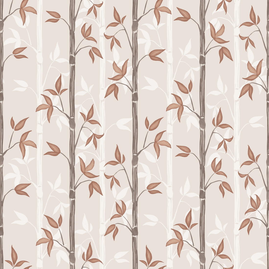 Bamboo Wallpaper - Autumn - Summer Gray
