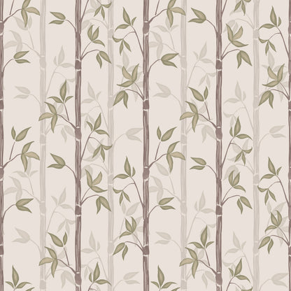 Bamboo Wallpaper - Spring - Summer Gray
