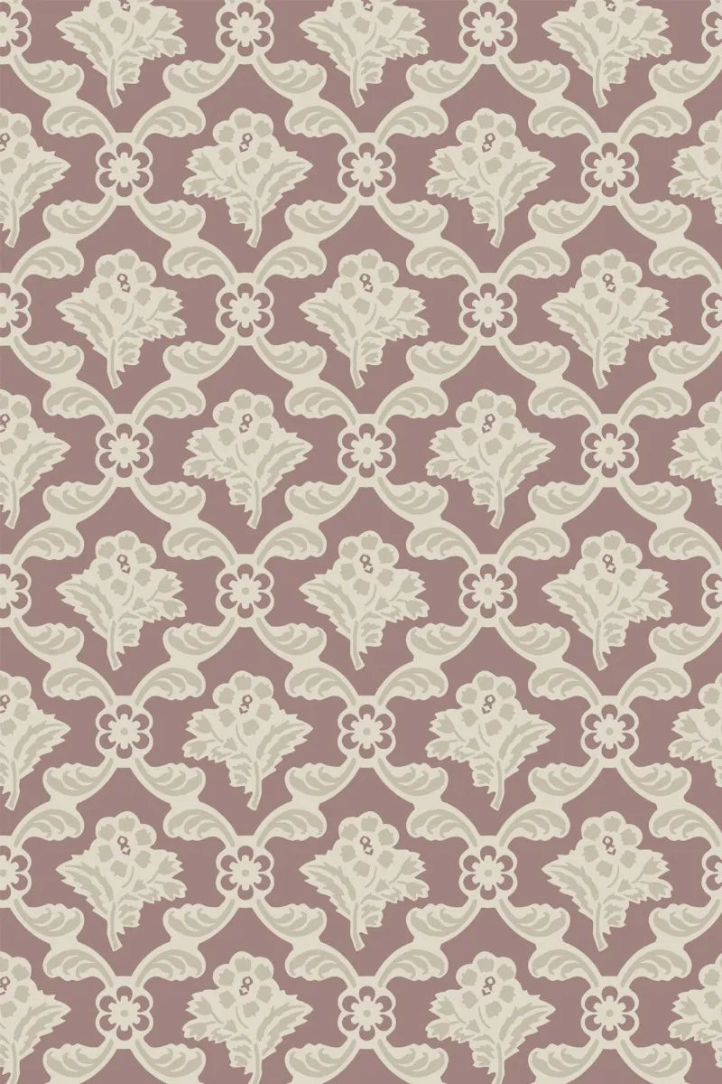 Barace Wallpaper - Pink - 6602