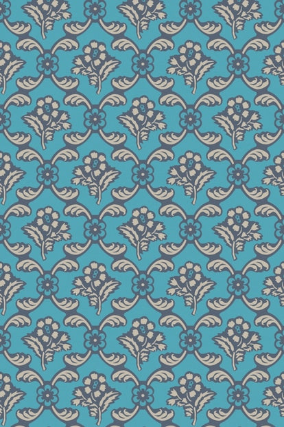 Barace Wallpaper - Wine Dark - 6605 - Farrow & Ball