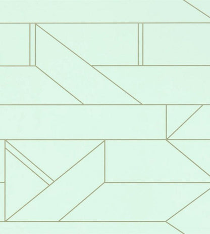 Barbican Wallpaper - Mint - NZAW112013 - Scion