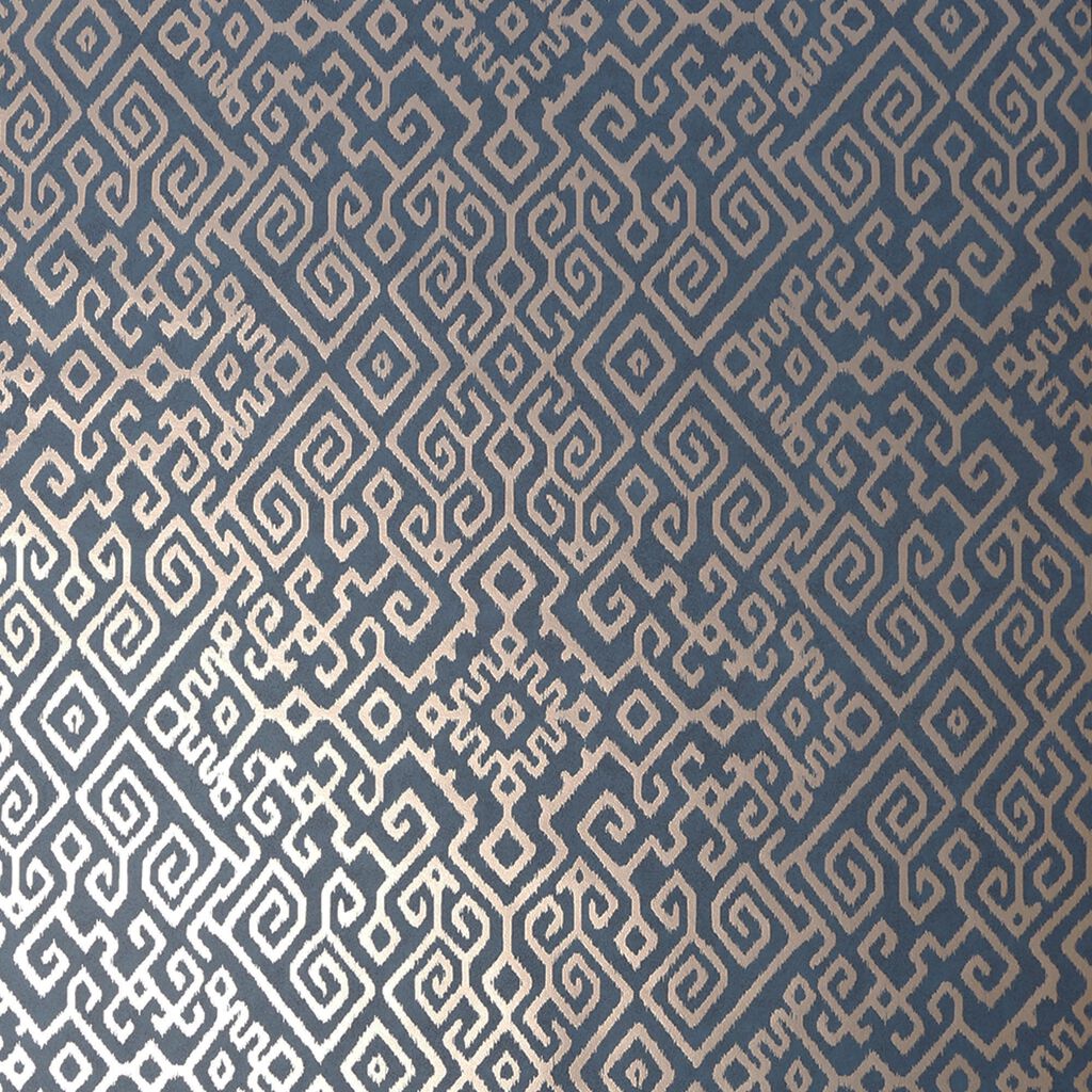 Bazaar Wallpaper - Navy - Boutique Luxury