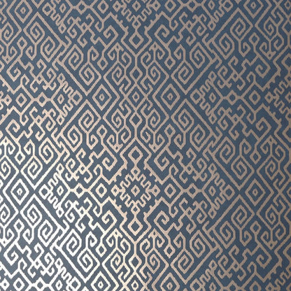 Bazaar Wallpaper - Navy - Boutique Luxury