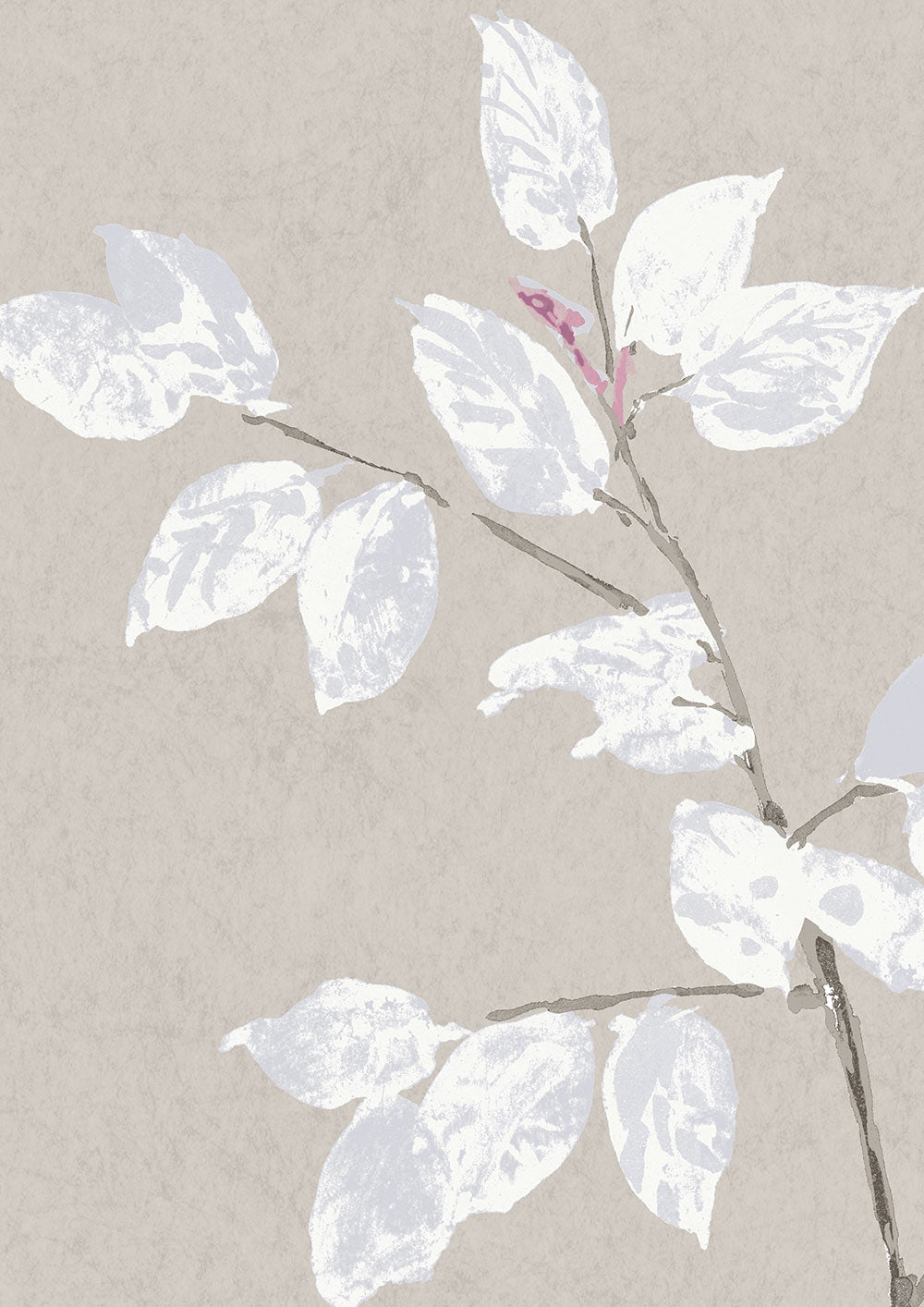 Beech Wallpaper - Linen