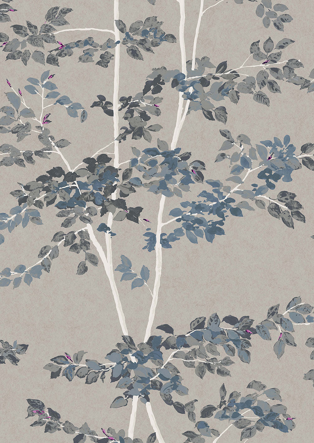 Beech Wallpaper - Steel