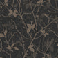 Belle Wallpaper - Charcoal & Gold - Boutique Luxury