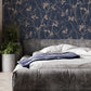 Belle Wallpaper - Navy & Copper - Boutique Luxury